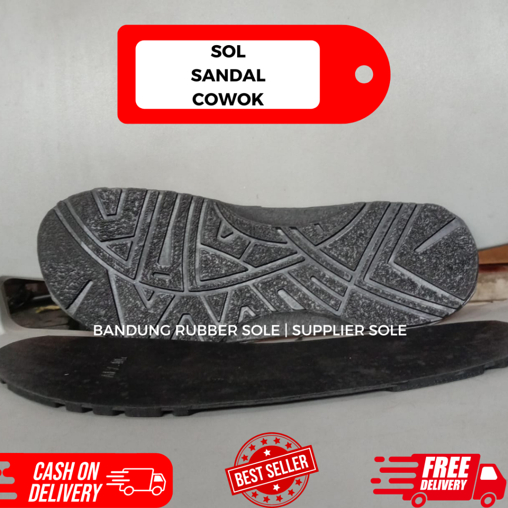 Outsole Karet Sandal Pria Sol Alas Sandal Puyuh Sol Sandal Casual Sol Sandal Jepit Sol Rumahan Sol S