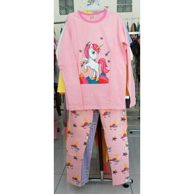 Piyama import panjang,kuda poni