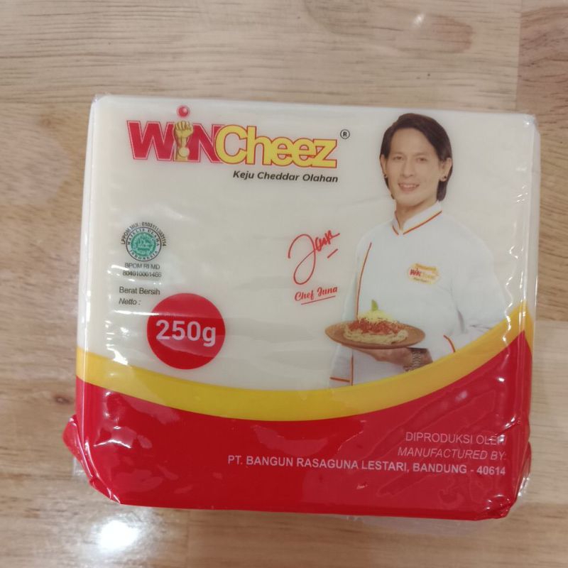 

KEJU WIN CHEESE CHEDDAR 250GR/KEJU PARUT WIN CHEEZ