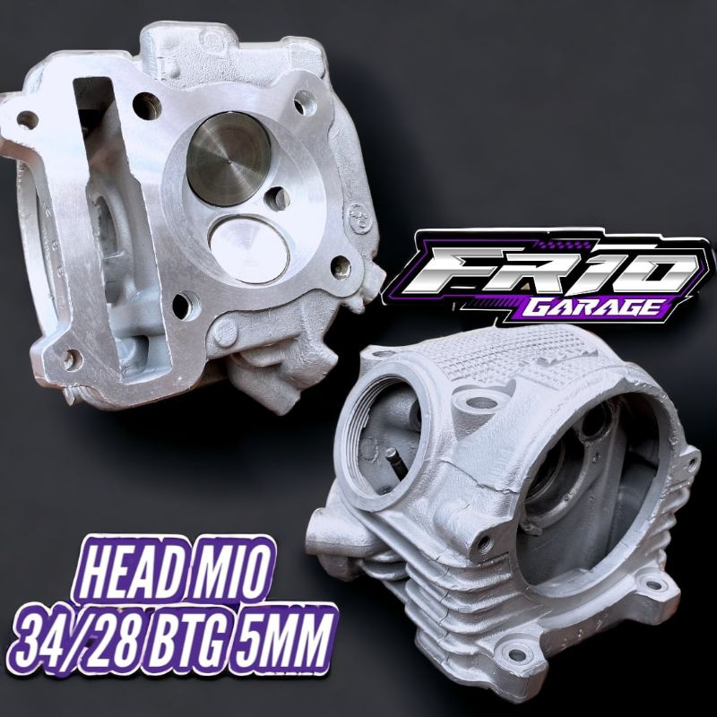 HEAD MIO KLEP 34 28 BATANG 5MM SUDUT KLEP RACING