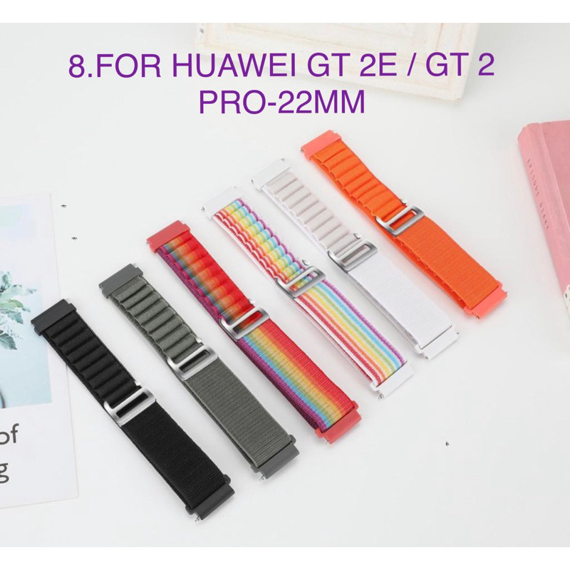 Starp/Tali Jam Smartwatch For Huawei GT 2e / GT 2 Pro - 22mm Nylon