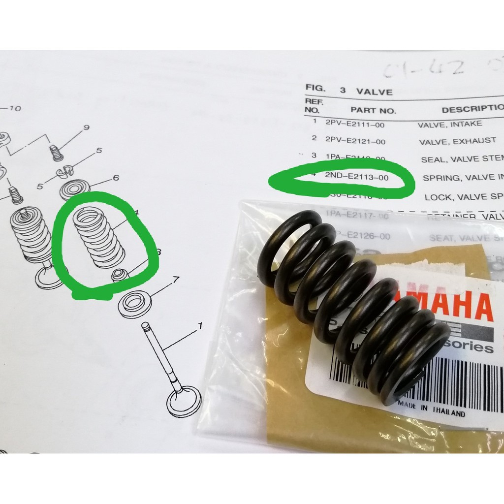 Per Klep Yamaha MX King Vixion 150 ORI YGP 2ND