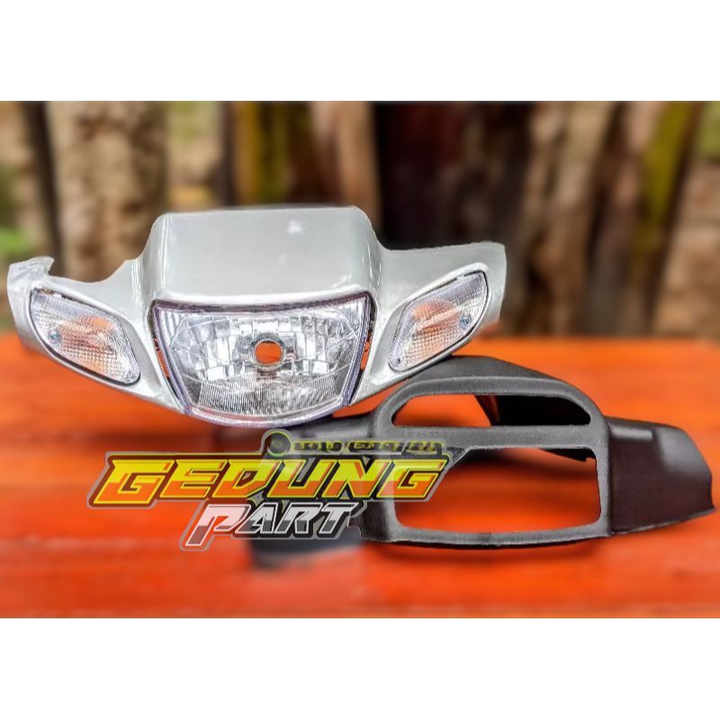 Batok Depan Belakang Set Lampu Depan Yamaha Fizr f1zr Warna Silver Batok Depan Belakang Yamaha Fizr 