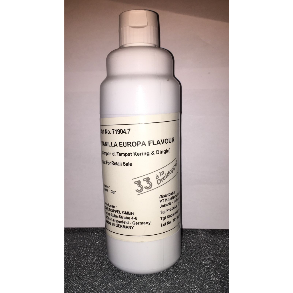 

Dreidoppel Vanilla Europa 1L Flavour|Dreidoppel Flavour Rasa Vanilla