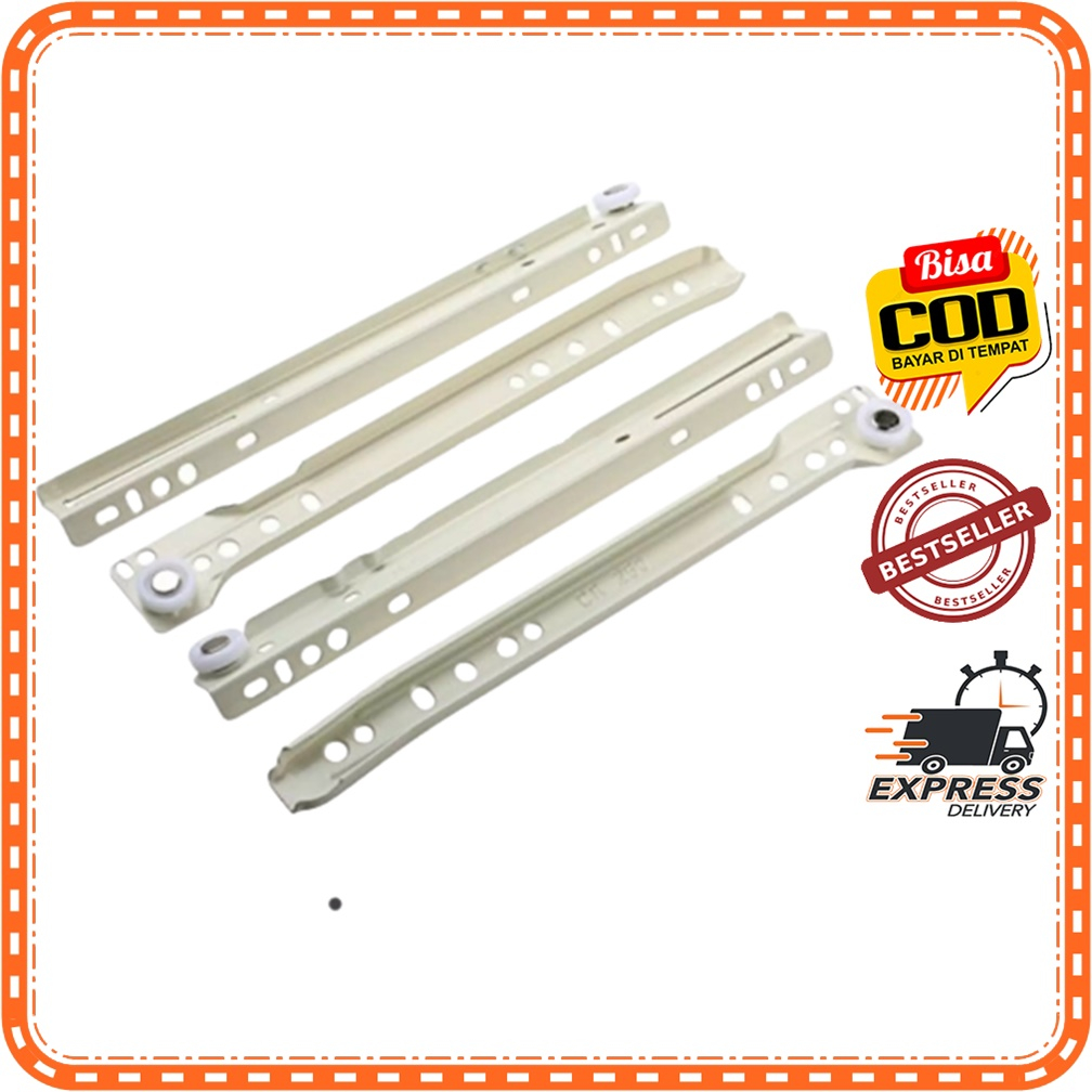 Rel Laci Roda Single Track Hitam Lenaga Huben Elco Taco - Rel Pintu Laci Besi Rel Roda Tahan Karat R