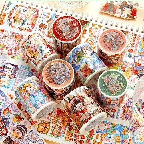 

Masking Tape Washi Cute Girl Solasi Motif Lucu Unik DIY GH 314029