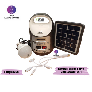 Lampu Tenaga Surya outdoor/ Solar cell/ VDR SOLAR TECH Bluetooth