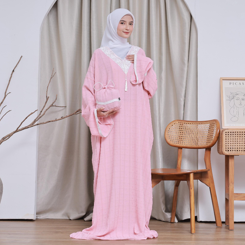 ASPUT - Adeena Mukena Abaya Embroidery by Hawaria