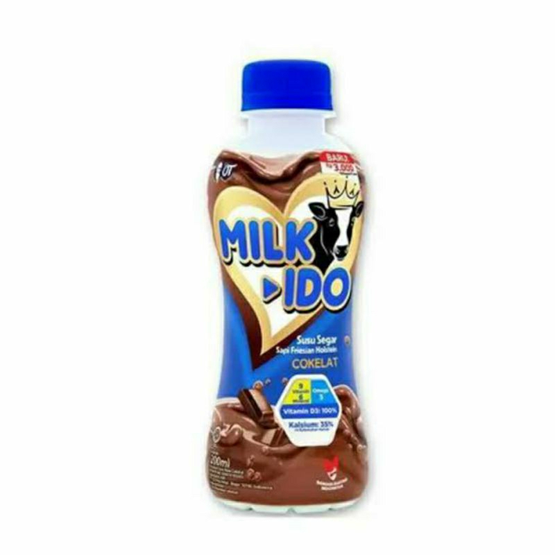 Milk-Ido Susu Rasa Cokelat 200ml