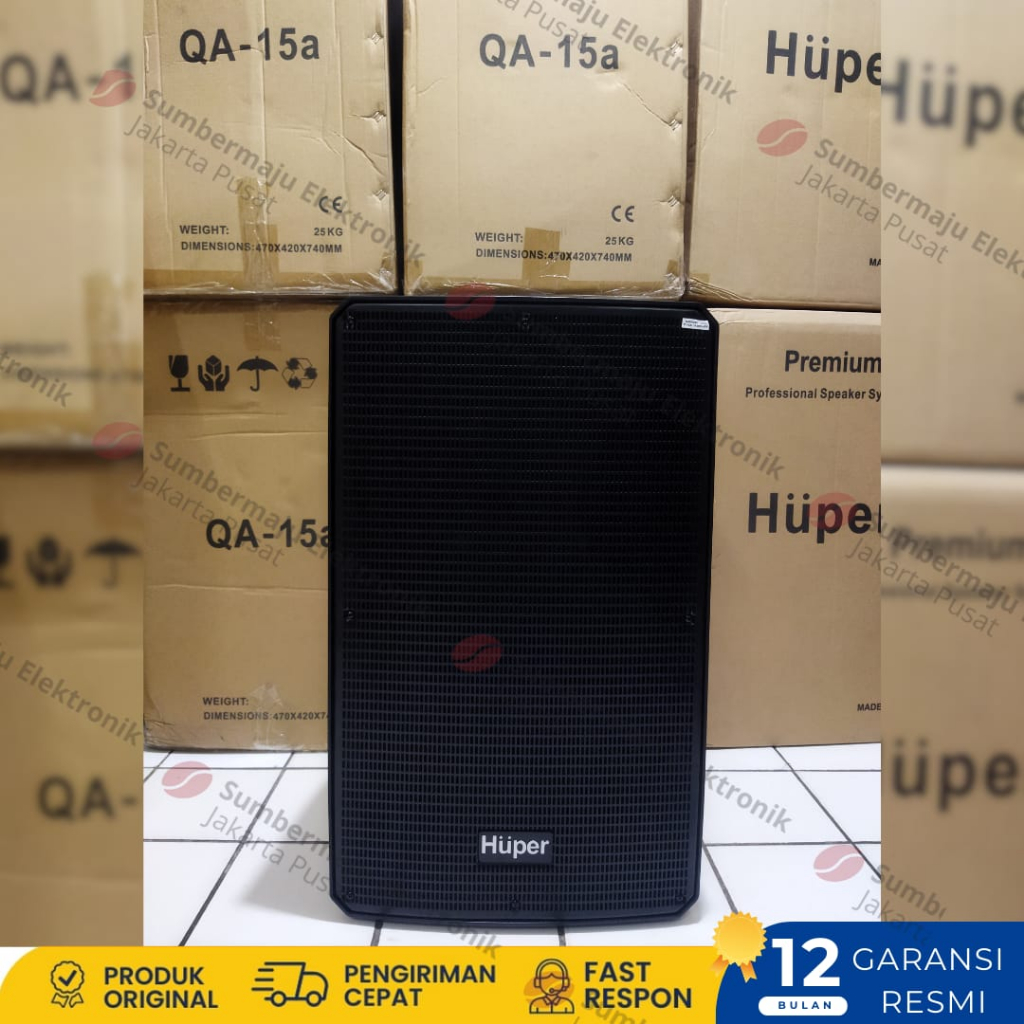 Speaker Huper QA15A 15-Inch Speaker Aktif Huper QA-15a Harga 1 Speaker