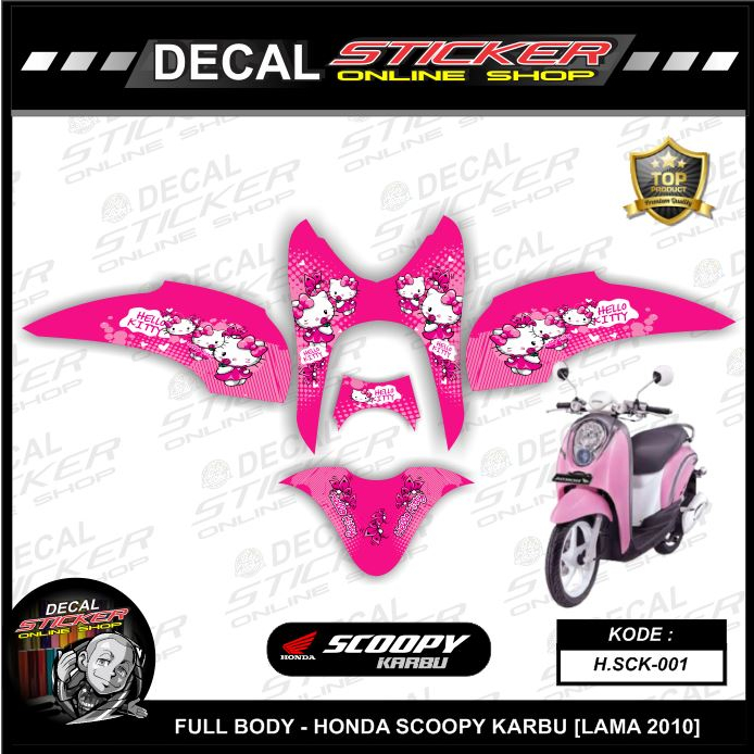 Decal Scoopy Karbu Full Body - Stiker Scoopy Karbu - Dekal Scoopy Karbu Full Body - Striping Scoopy 
