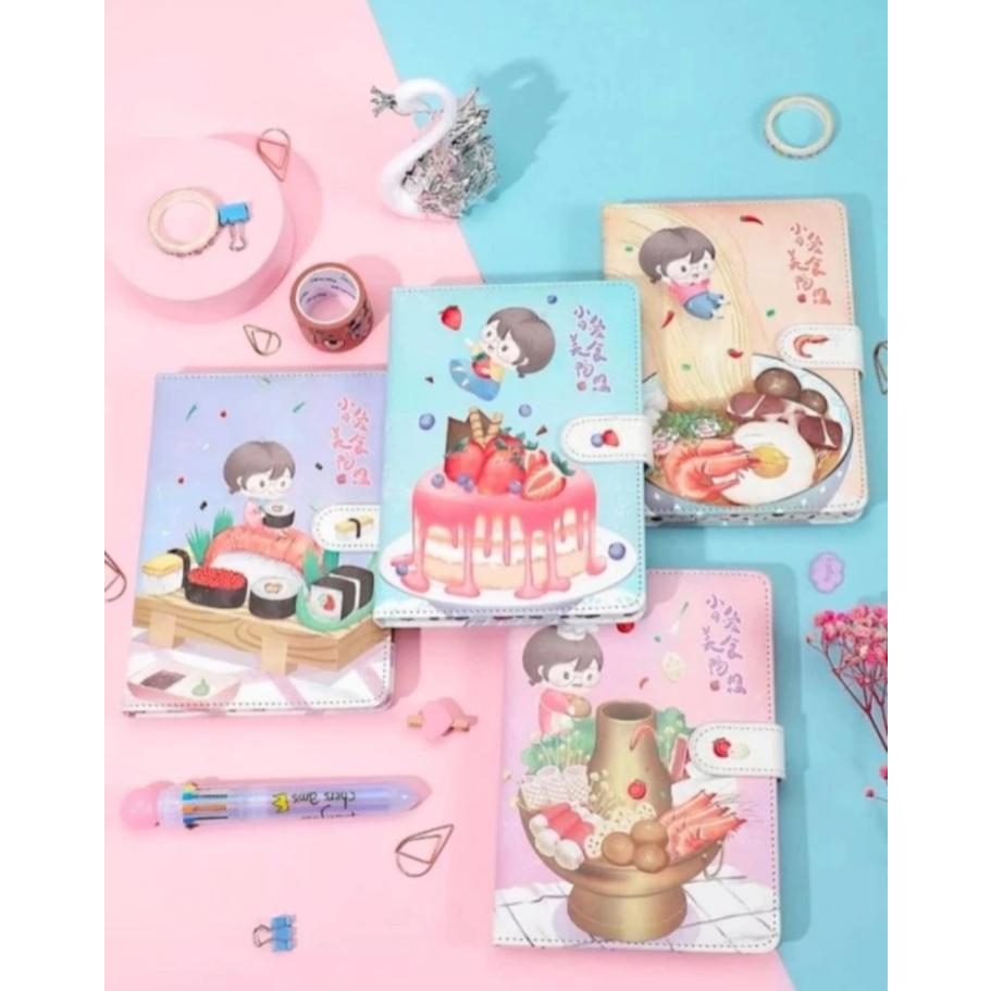 

Buku Tulis Notebook Planner Buku Harian Kekinian Motif Girls SoftCover