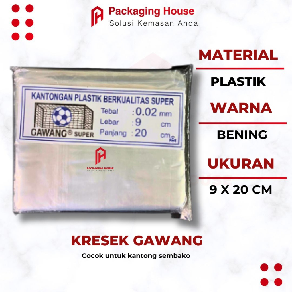 PLASTIK PP GAWANG 9X20 | PLASTIK GAWANG