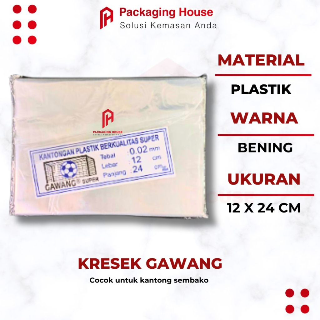 PLASTIK PP GAWANG 12x24 | PLASTIK GAWANG