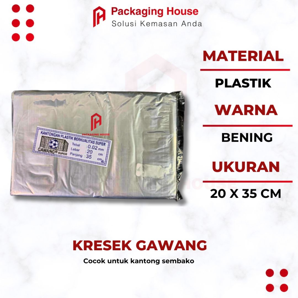 PLASTIK PP GAWANG 20 x 35 | PLASTIK GAWANG