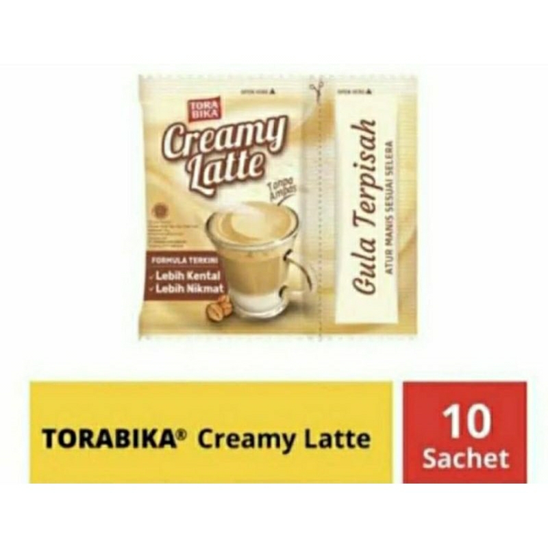 

Torabika Creamy Latte isi 10 sachet