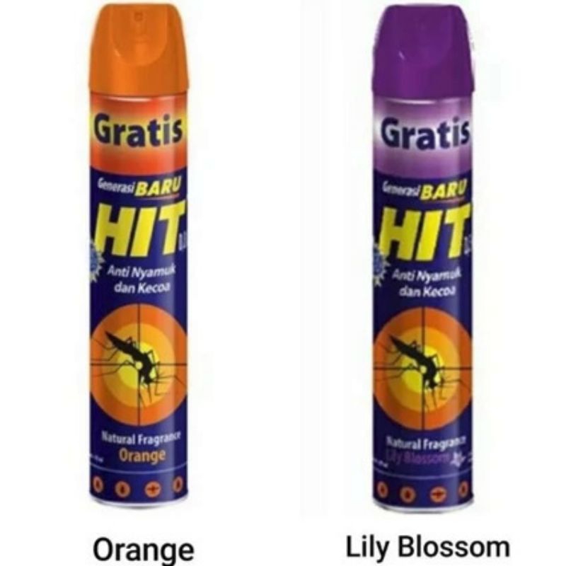 HIT AEROSOL 600 ML   / OBAT NYAMUK SPRAY HIT 600ML