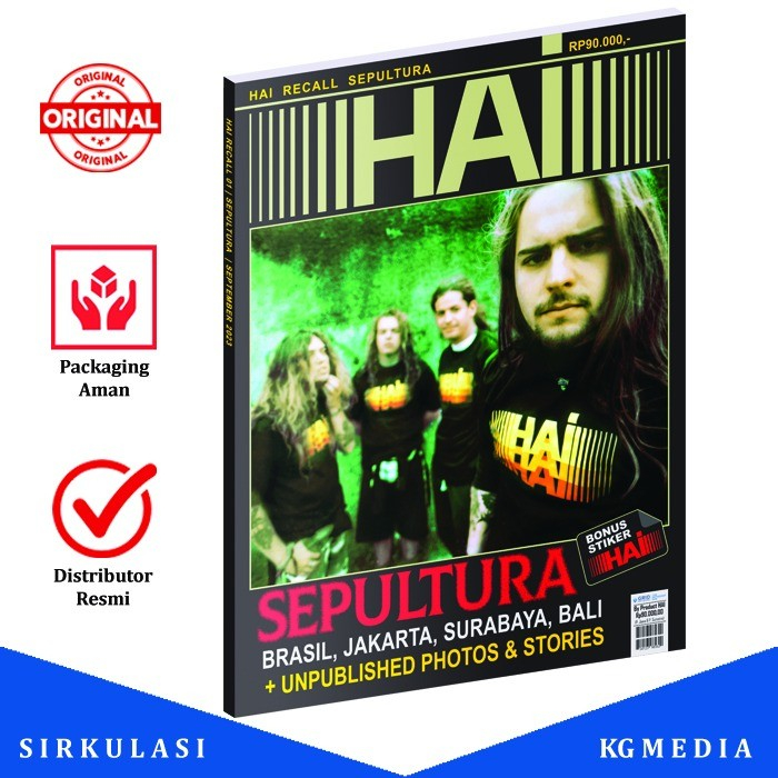 (PRE-ORDER) MAJALAH HAI RECALL SEPULTURA