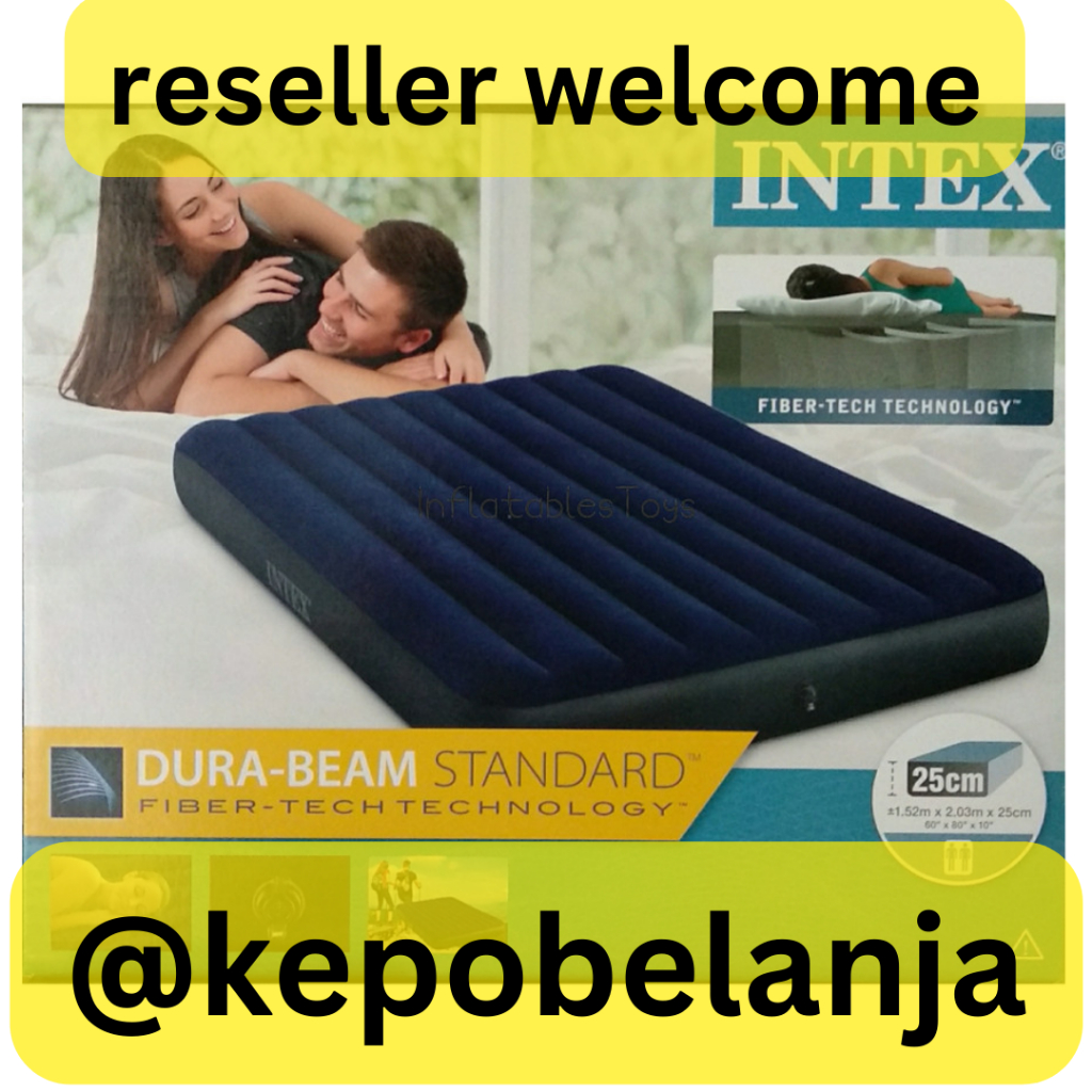 TERMURAH ORI Kasur angin matras backpacker double besar jumbo intex 64759 murah
