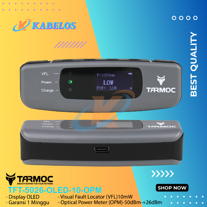 Tarmoc TFT-5026-OLED-10-OPM | USB-C Rechargeable OPM | VFL | Senter