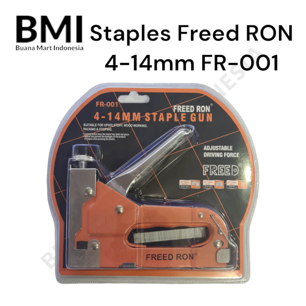 

Staples Gun FREED RON 4-14mm FR-001 | Tembakan Staples | Steples (1PC)