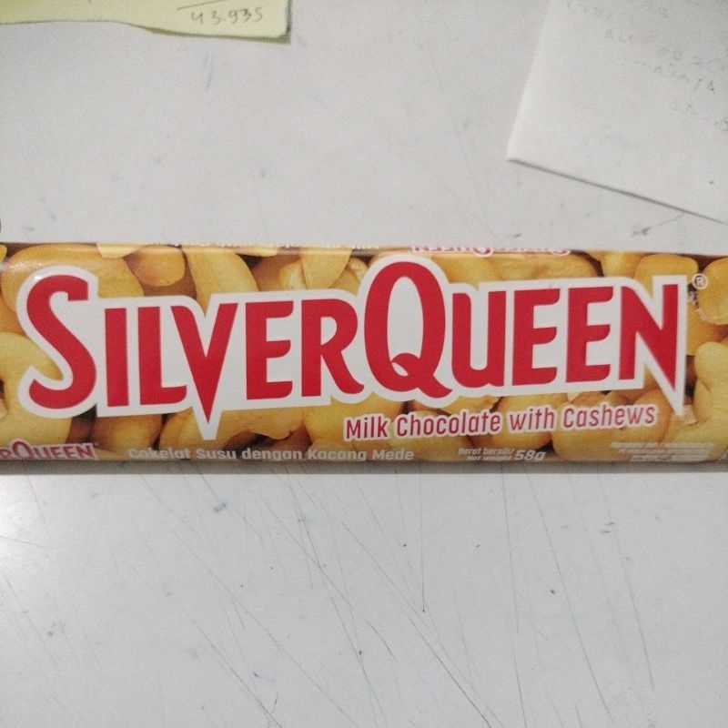 

SILVERQUEEN @55GR/PCS HARGA SATUAN PCS EXP Maret 2026