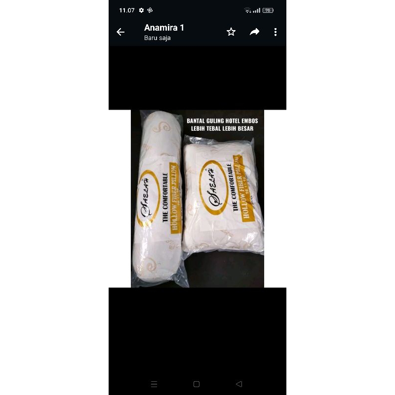 bantal guling hotel saelah