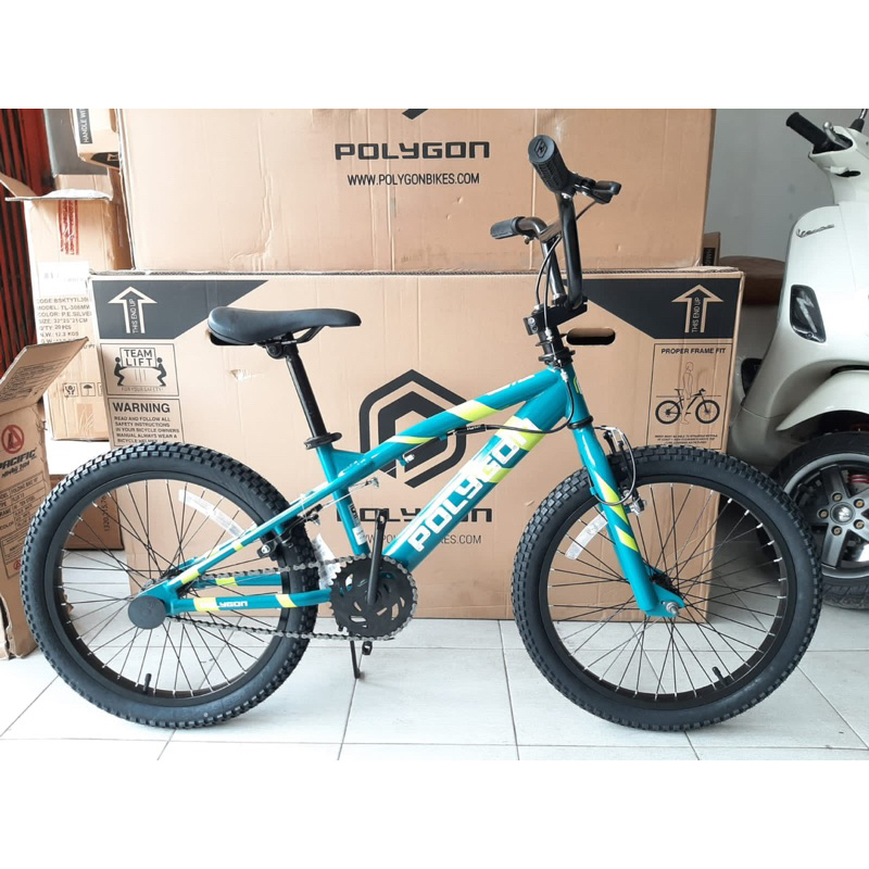 SEPEDA ANAK / JUNIOR BIKE BMX 20 inch POLYGON HUSTLE ROTOR BARU GARANSI RESMI