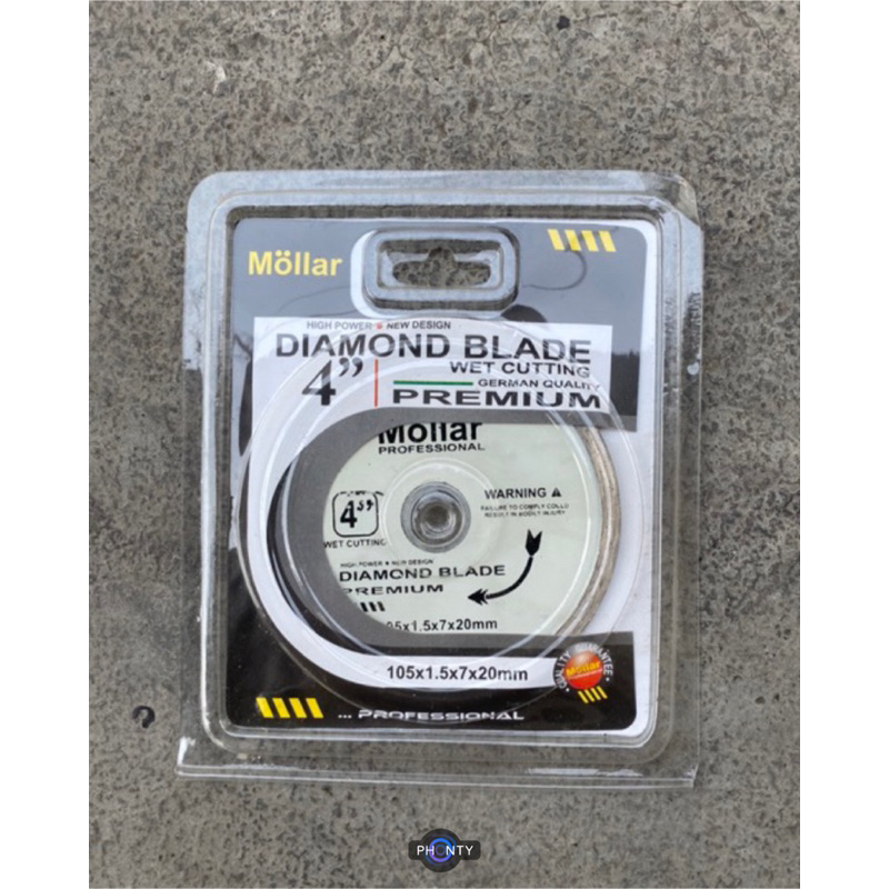 Mollar Diamond Wheel 4 inch - Mata Pisau Potong Keramik Granit