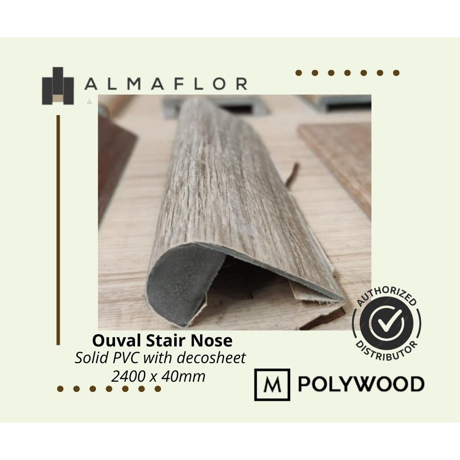 Almaflor Ouval Stair Nose (Aksesoris Untuk Almaflor Vinyl / SPC)