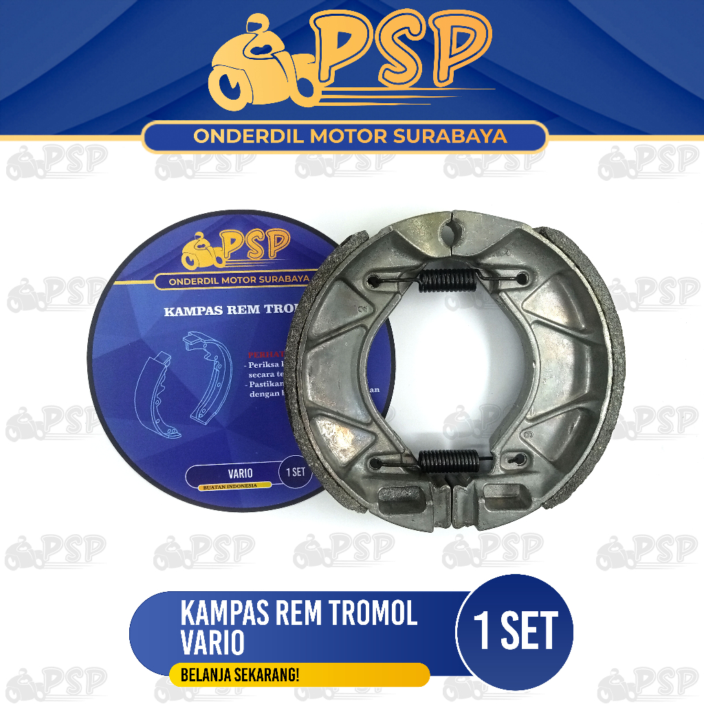 Kampas Rem Tromol Vario - Kanvas Kanvas Brake Shoe Breakshoe Rem Rim Tromol Belakang Honda Beat