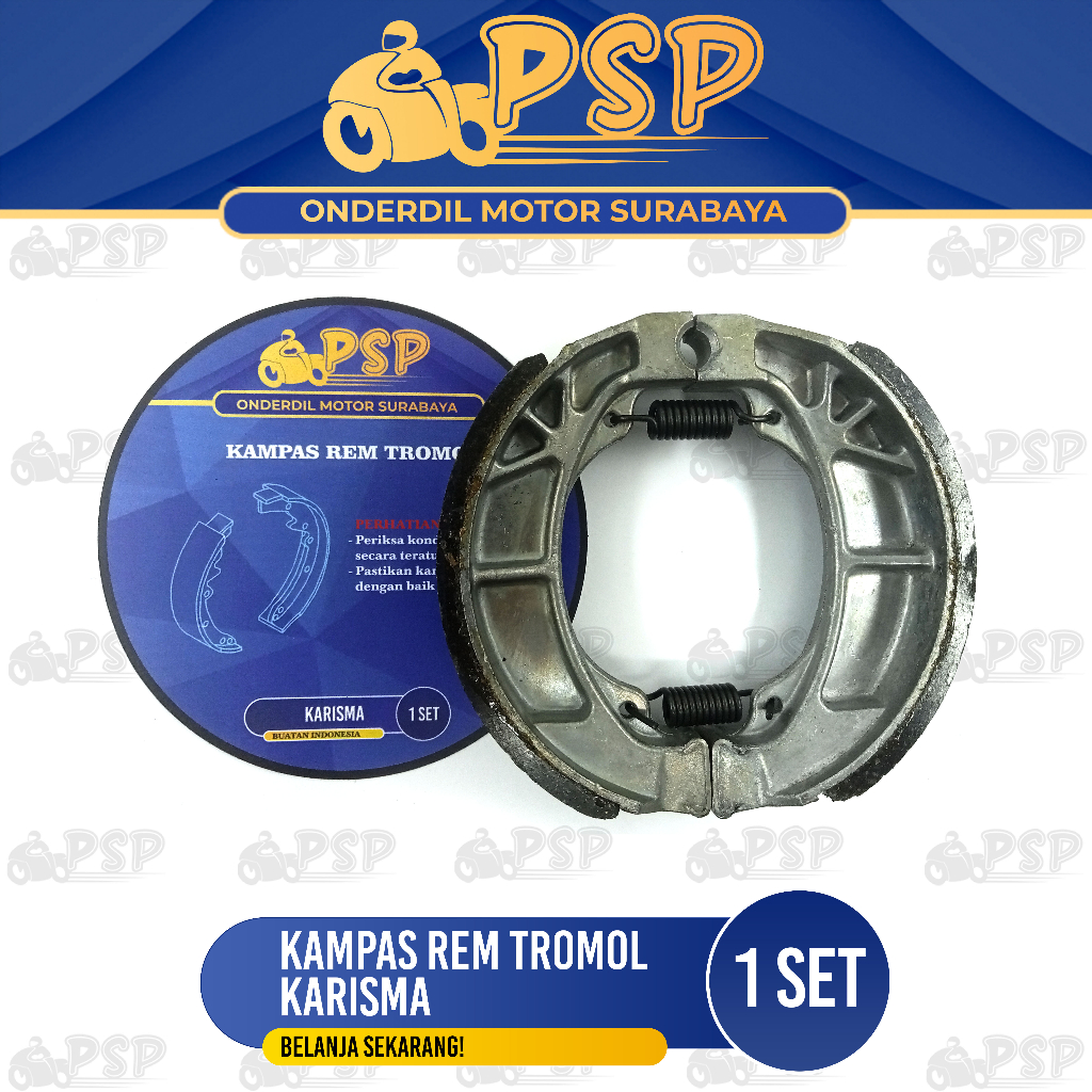 Kampas Rem Tromol Karisma - Kanvas Rem Tromol Belakang Honda Kirana Supra Fit New Fit X Supra X 125