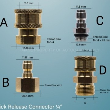 SAMBUNGAN SELANG OUTPUT JET CLEANER LAKONI LAGUNA 70 H&L VGS70 SEMPRO