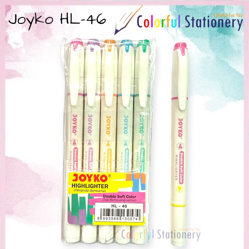 

Highlighter / Stabilo / Penanda Joyko HL-46 (Set)