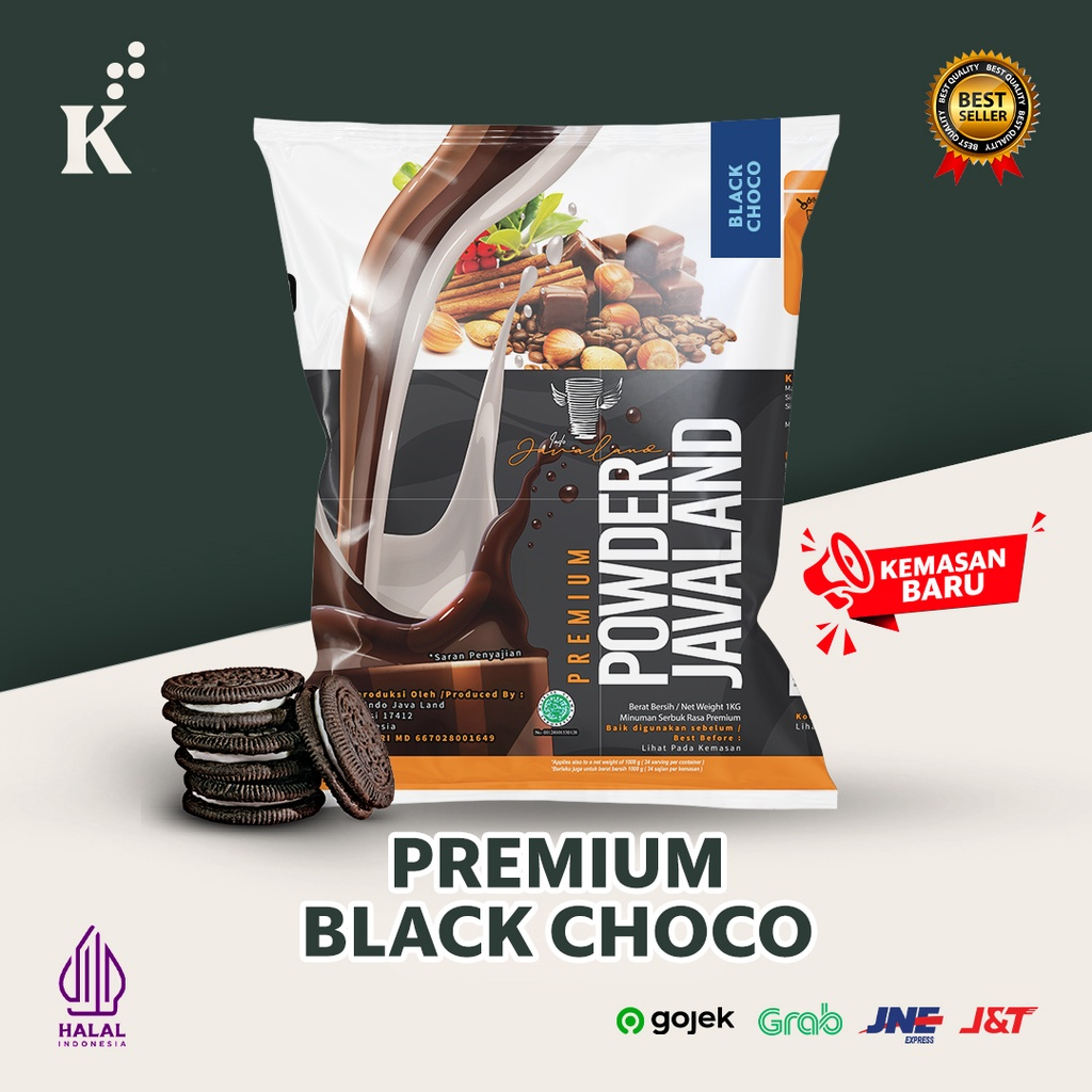 

Bubuk Minuman Premium Black Choco Javaland Grande 1kg