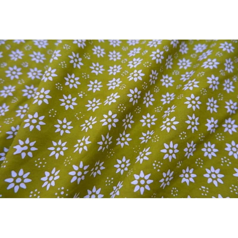 Kain Batik Cap Asli Motif Truntum Proses Kelengan Latar Warna Olive Produk Terlaris Termurah