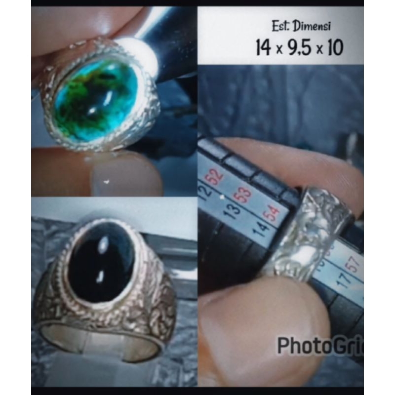 BACAN DOKO COKLAT Ring PERAK