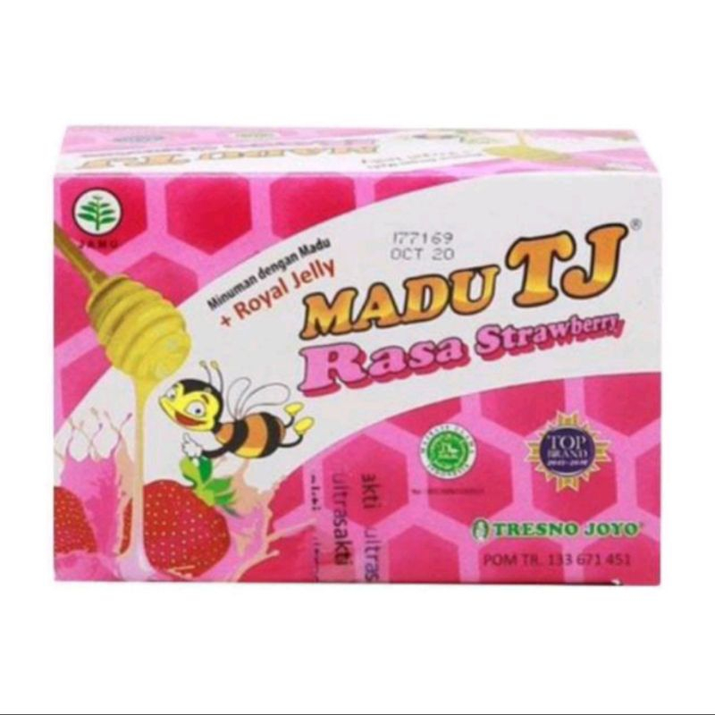 

Madu Tj Sachet Strawberry Pack isi 12 Sachet