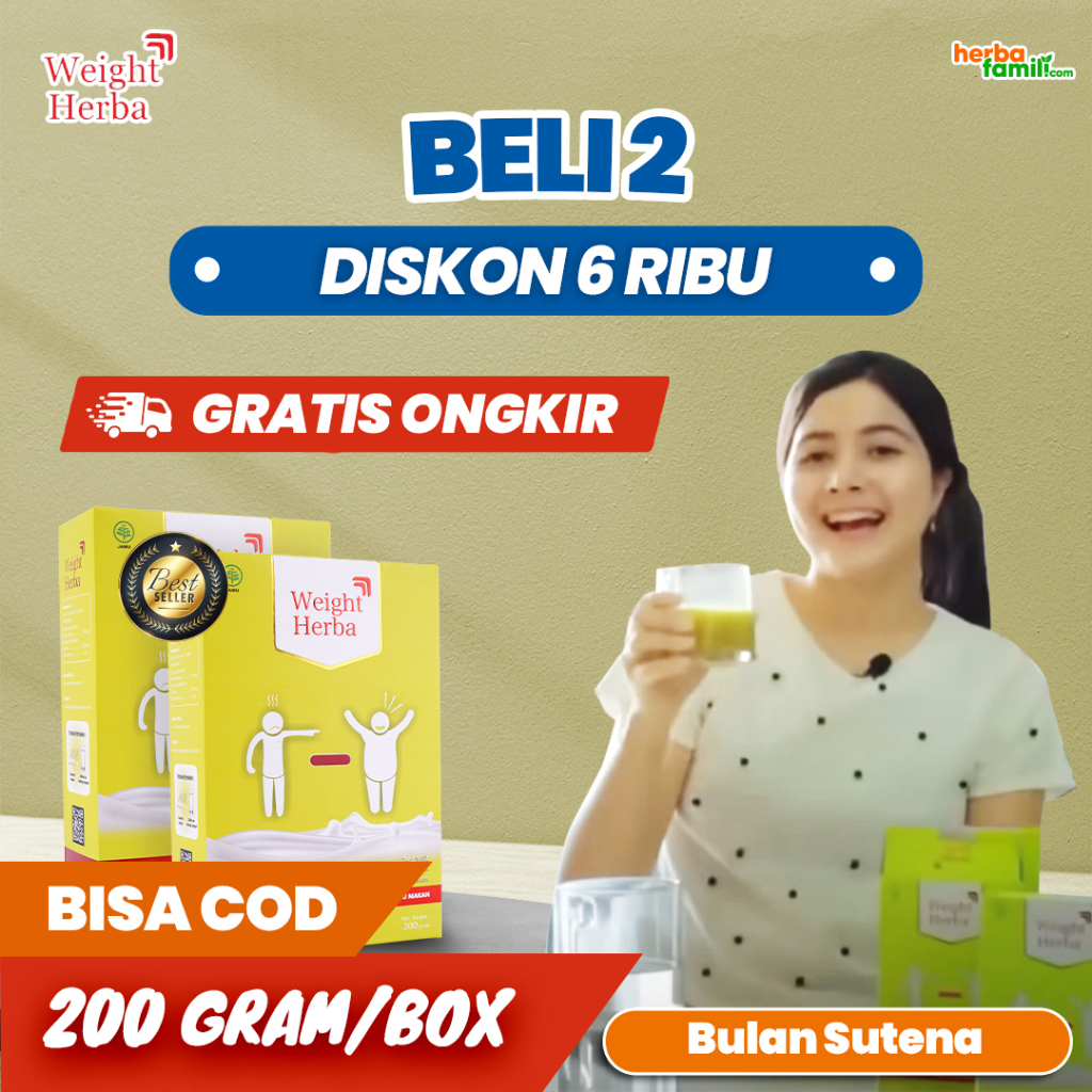 

Weight Herba Original Official Asli | Susu Penggemuk Badan Weightherba Cara Ampuh Menambah Berat Badan Secara Alami Weight Herba Aman Tanpa Efek Samping
