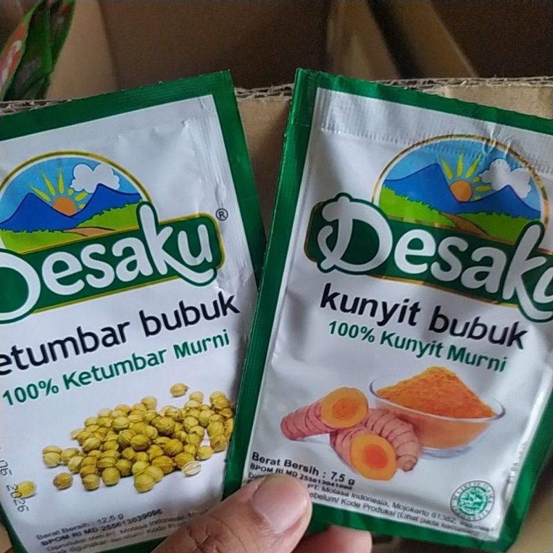 

Ketumbar / Kunyit bubuk Desaku sachet