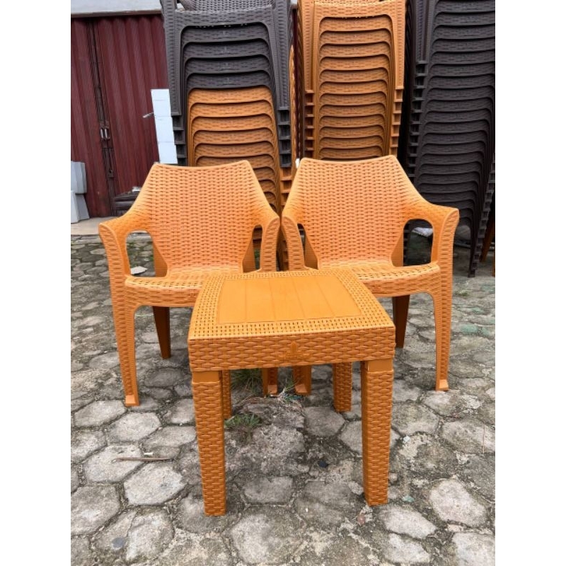 Kursi Teras Olymplast /Kursi Santai Rotan Sintetis