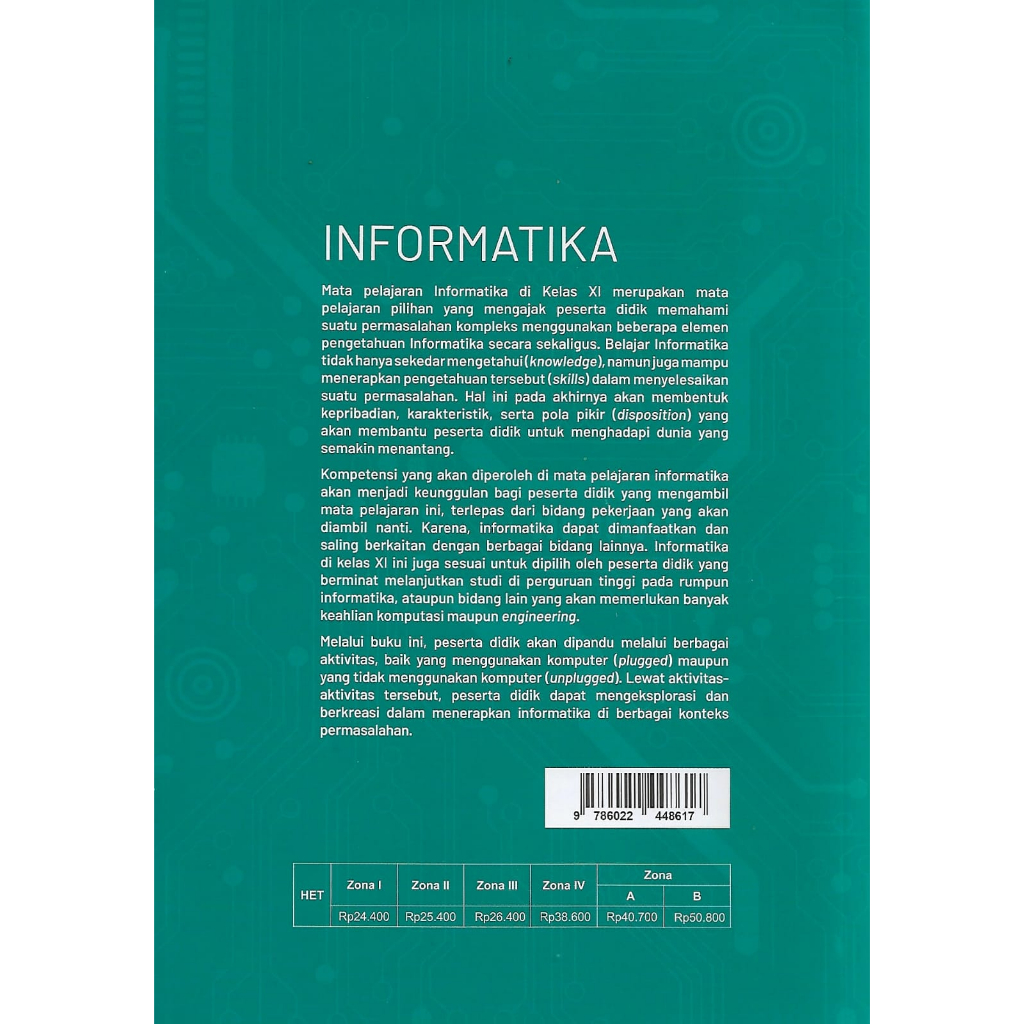 Buku Informatika Kelas 11 SMA Kurikulum Merdeka