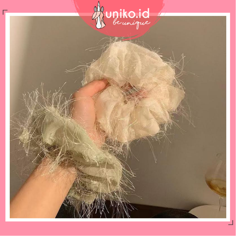 UNIKO.ID SCRUNCHIE ANTI PUSING IKAT RAMBUT KOREA SCRUNCHIE LEMBUT