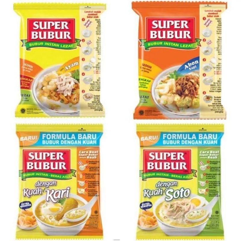 

Super Bubur All Varian Bubur Instan