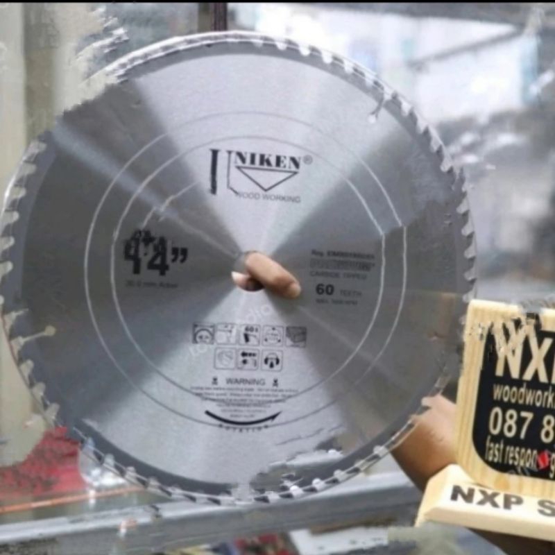 circular saw blade 14inch ×120t/mata gergaji kayu UNIKEN