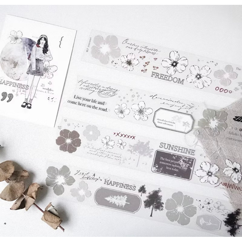 

sample 1loop jennyuanzi light flower pet tape