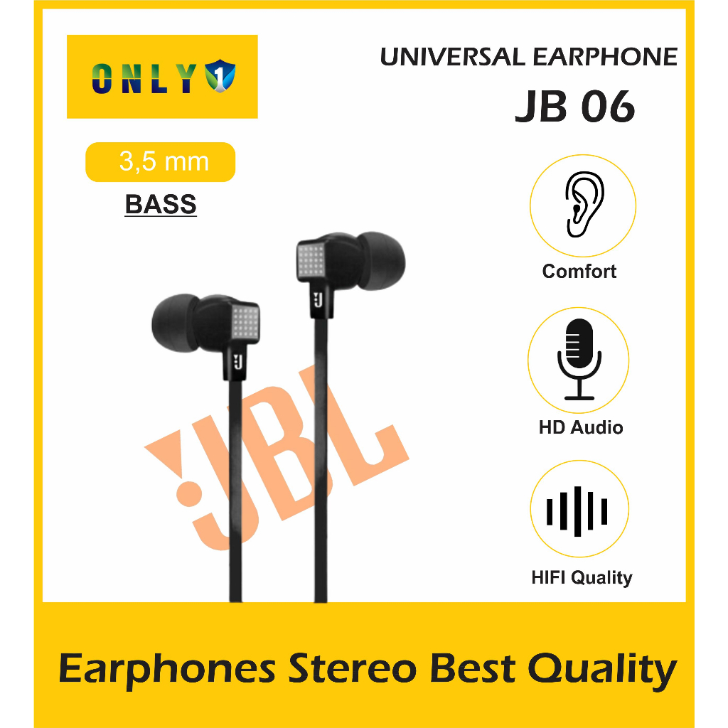 Headset Bass Stereo Terbaru JBL JB-06 Original