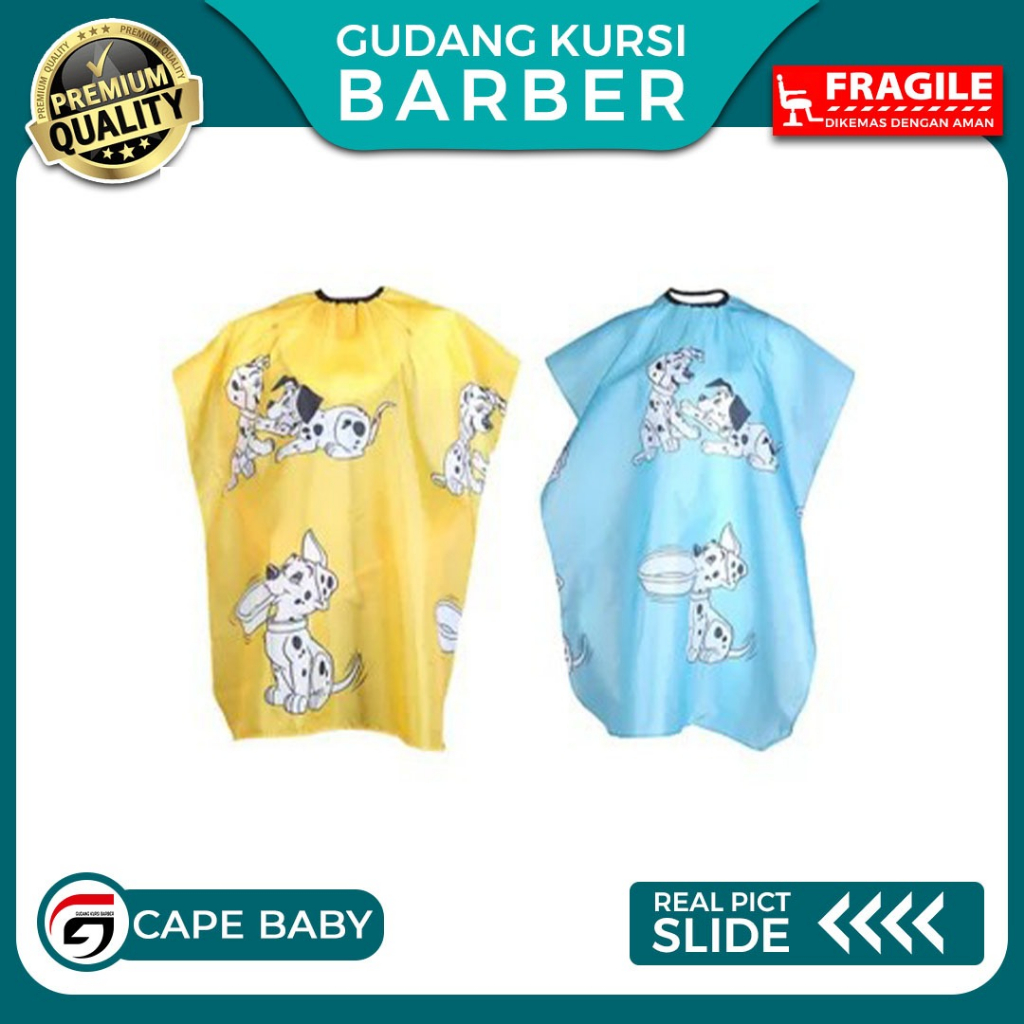 Cape Anak Kain Kip Ukuran Kecil Salon dan Barber