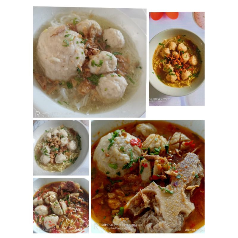 

Bakso kuah mercon dan ori