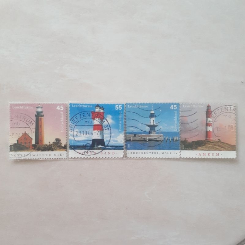 

Perangko Jerman Lighthouses Tahun 2004-2008 set 4pcs